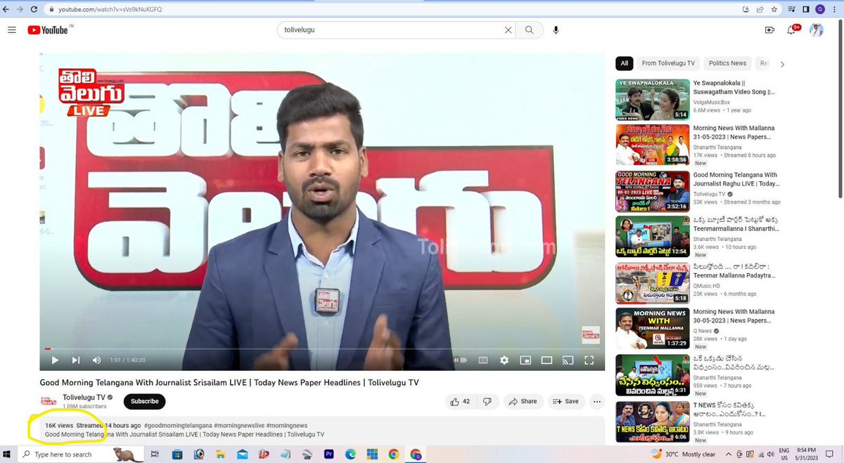 TeenmarMallanna's tweet photo. Dear @Google @sundarpichai plz look into this analysis it will show you how much google is perfect #tolivelugu #GoogleFraud @YouTubeIndia views #manipulation #Raviprakashtv9 https://t.co/TnoP97JEkh