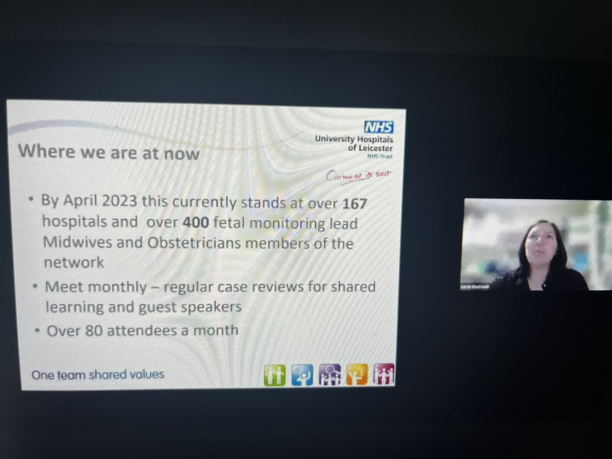 @Sblackwell192 
The fab fetal monitoring lead midwife  & her work since the pandemic, rolled out to so many units to provide #collaborative working #maternitysafety #MonitoringMay thank you Sarah  @RCObsGyn @ProfAsmaKhalil 

We need to get the trainees aware of this exemplar work