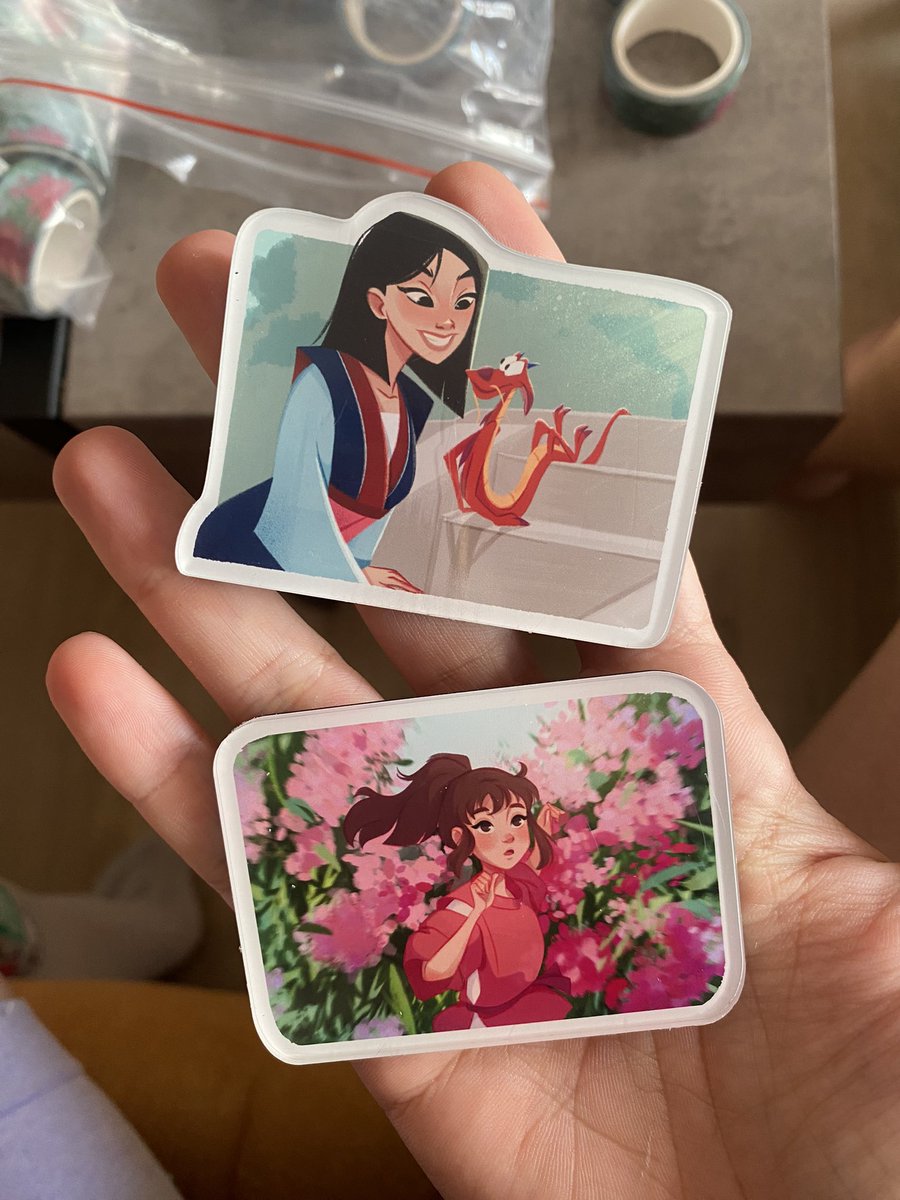 Tanisketch's tweet photo. I’m in love how the magnets have turned out 🧲😍 https://t.co/FzcdcuPVtq