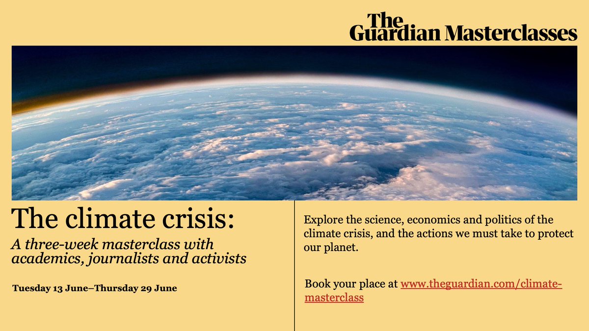 Guardian Masterclasses tweet media