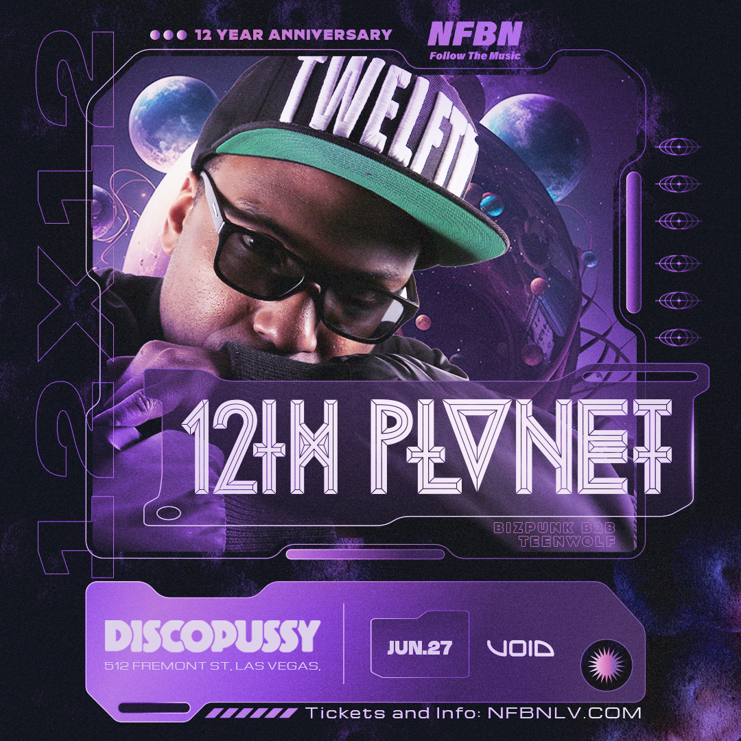 NFBNLV's tweet photo. 🎁HAPPY BIRTHDAY TO US🎁

NFBN presents 12 x 12
Our 12 year anniversary with...

12TH PLANET
(@12thplanet)

Support:
Bizpunk b2b @TEENWOLFREMIX 
NFBN All Stars

VERY LIMITED $12 DISCOUNT PRESALE AT LINK IN BIO https://t.co/TgaPf2H2if