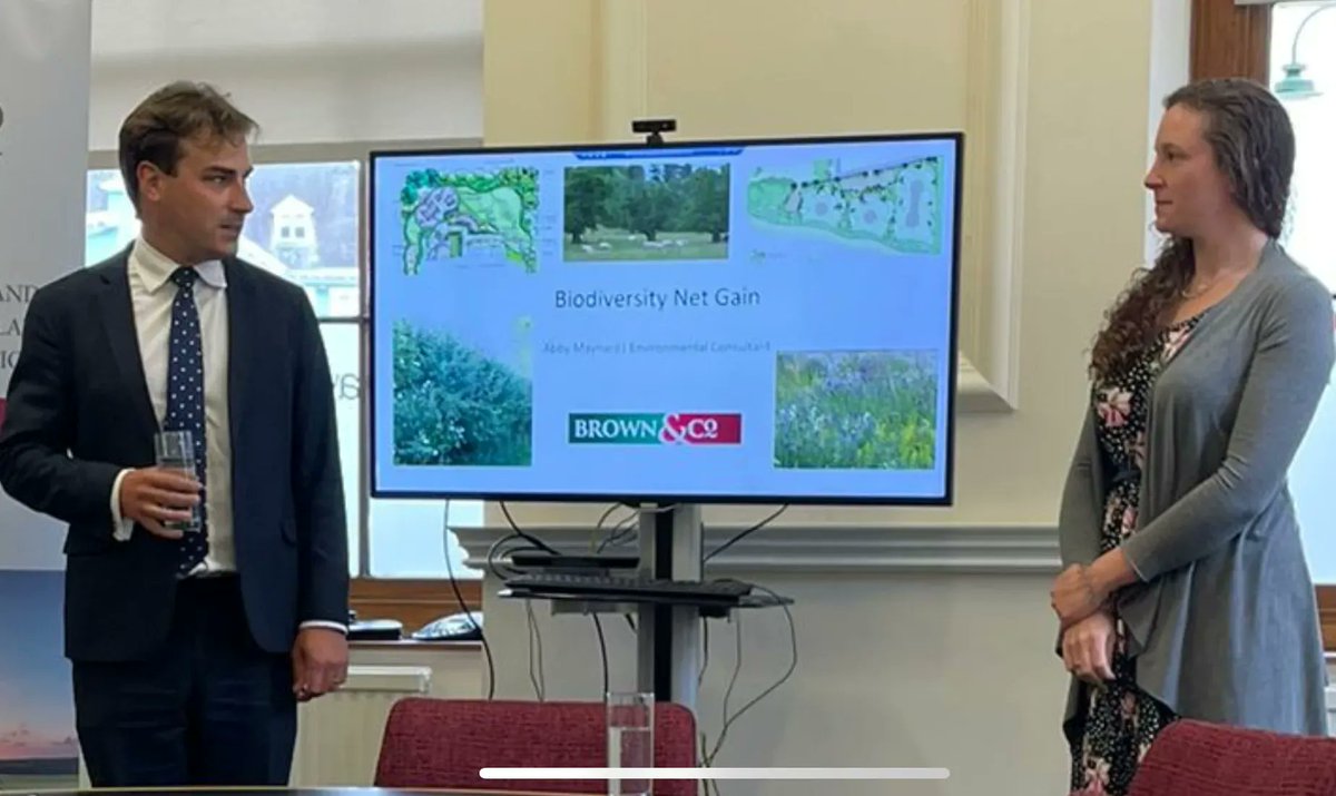 fraserdawbarns's tweet photo. We were delighted to host an excellent presentation &amp; round-table discussion at our King's Lynn office with Brown &amp; Co, with guests sharing knowledge on Biodiversity Net Gain (BNG). BNG is a way to contribute to the recovery of nature whilst developing land.Thanks to Brown &amp; Co. https://t.co/LKlAswmUX0