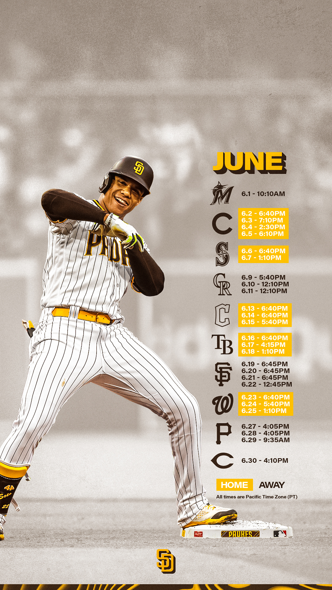 San Diego Padres on X: New month, new wallpaper 🫡 #WallpaperWednesday   / X