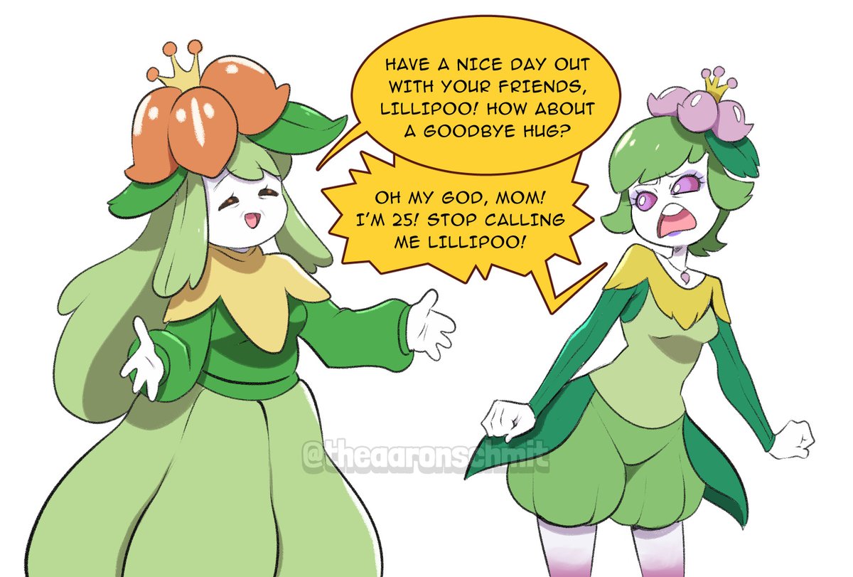 Mama and Daughter Lilligant 🍃 #TinderSkitty