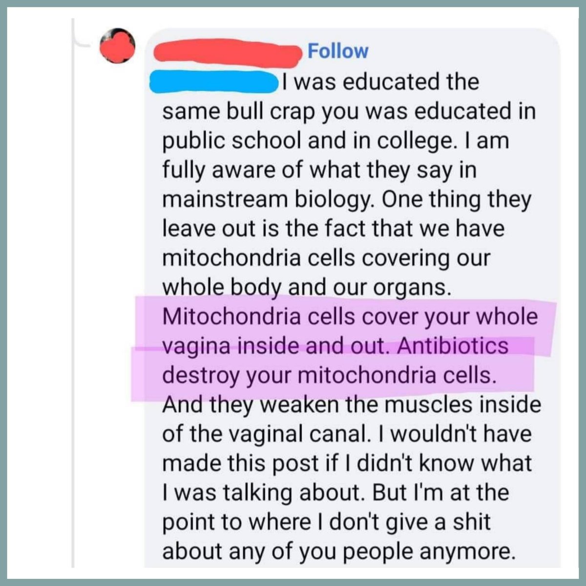 I'm not even asking for Sex Ed anymore, can we just get basic biology?