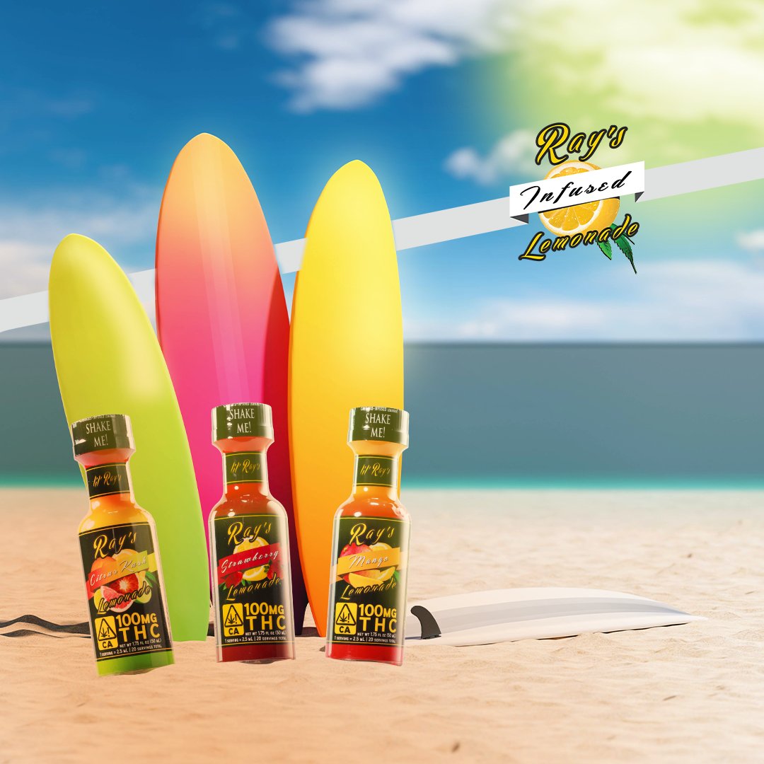 Catch some waves with Lil Ray's!

#california #californiainfused #infusedlemonade #infusedbeverage #infused #surfing #surfer #cannabis #edibles #cannabisinfused