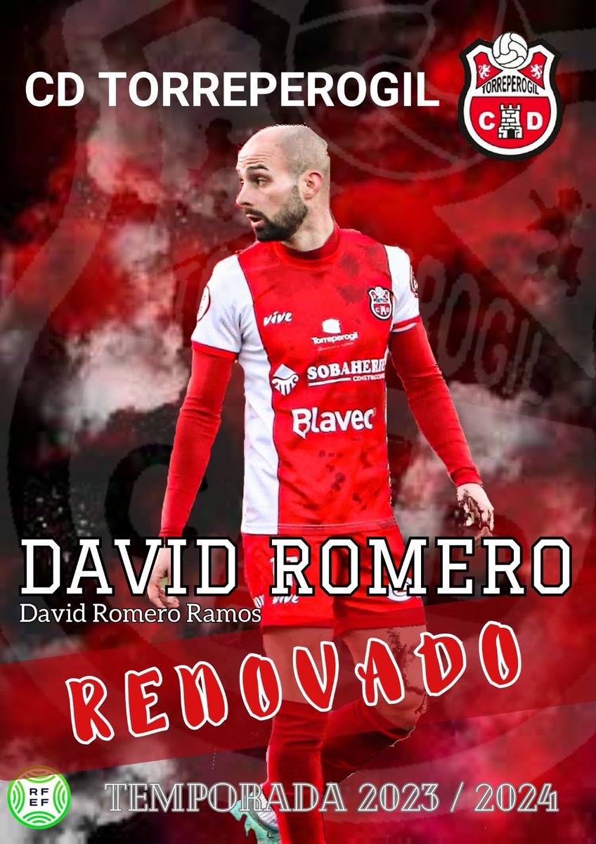 RENOVACIONES🔴⚪🔴
Seguimos con el apartado de renovaciones, toca a David Romero, quinta temporada con nosotros, a seguir dándolo todo por nuestro escudo 💪💪💪