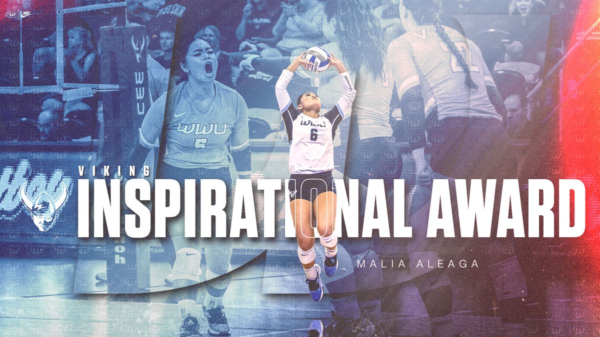 WWUAthletics's tweet photo. Congratulations to Malia Aleaga of @WWUVolleyball for winning the #WWBlue Viking Inspirational Award! Malia inspires all of us with her presence both on and off the court. Congratulations Malia! https://t.co/UwRaxIqJ1w