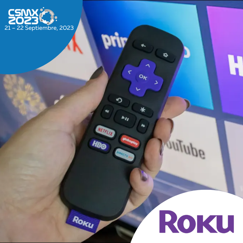 🌟 ¡Bienvenida, ROKU, a Expo CSMX 2023! 🌟
¡Únete a nosotros en Expo CSMX 2023 y descubre el futuro del entretenimiento con ROKU y otras empresas líderes en tecnología! 💻🔥
@rokuplayermexico 
🌟📺🎉🔥🚀🎬📲💡🌟🔝🤝🌍💼🔗🗓️📺🔥😉🌟💻🔥