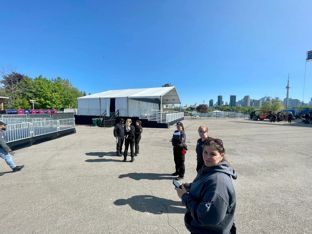 K9unit_ASP's tweet photo. Our #K9unit trained at #BudweiserStage in #Toronto. It was a very effective training day for all of our teams. Our K9-handler teams are elite and love to fulfill our jobs with the highest standard of #security and professionalism. We will see you at #BudweiserStage this summer! https://t.co/QKVTZSsSHk