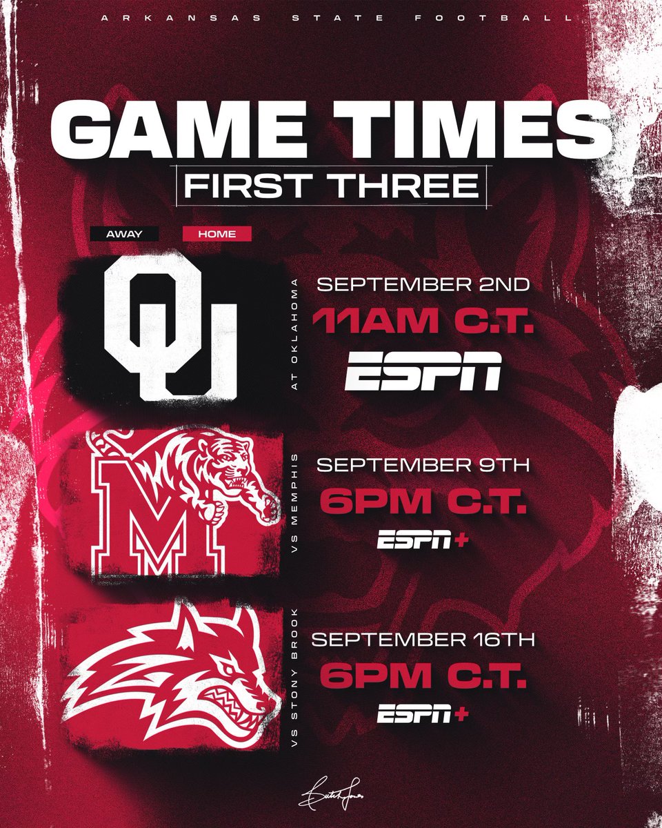 AStateFB's tweet photo. 𝑭𝑰𝑹𝑺𝑻  3️⃣ 𝑮𝑨𝑴𝑬 𝑻𝑰𝑴𝑬𝑺 𝑯𝑨𝑽𝑬 𝑩𝑬𝑬𝑵 𝑪𝑶𝑵𝑭𝑰𝑹𝑴𝑬𝑫‼️✅

#WolvesUp x #ADifferentBreed https://t.co/eQvPPMmHar