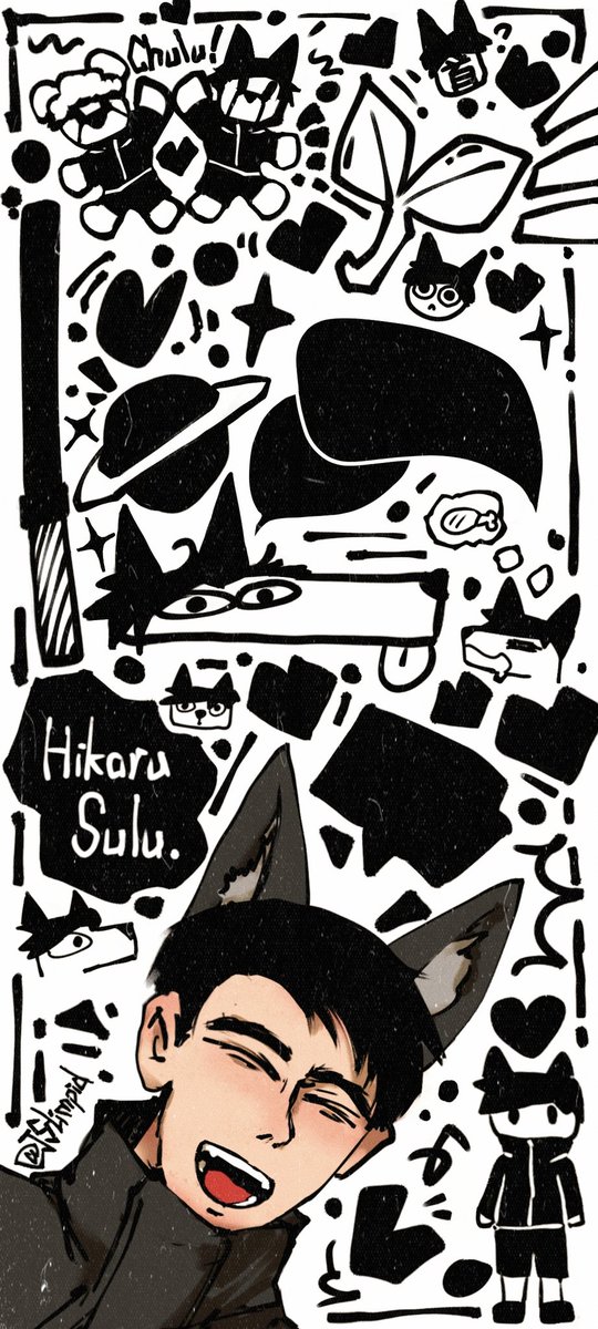 苏鲁光（Hikaru Sulu）！
画成壁纸了！准备去做成手机壳！汪汪汪！🤗#StarTrekFanart #Chulu #art 
#JohnCho #StarTrekAOS #StarTrek