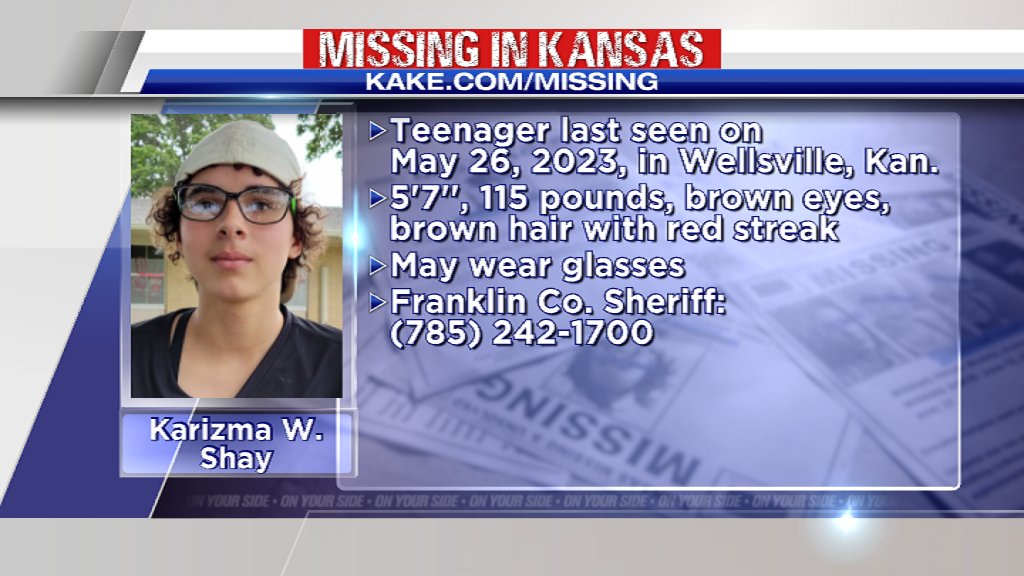 AnnetteLawless's tweet photo. Please, help RT this @MissingInKansas for Karizma Shay, 17, last seen in E/NE Kansas Friday. She has her phone, but it appears turned off. More info: https://t.co/YKVyAVUKgd #MissingInKS #KAKEnews

@TheJusticeDept @CondeNast @kshighwaypatrol @discoveryplus @aetv @hulu @netflix https://t.co/4Cf72Xgtmr