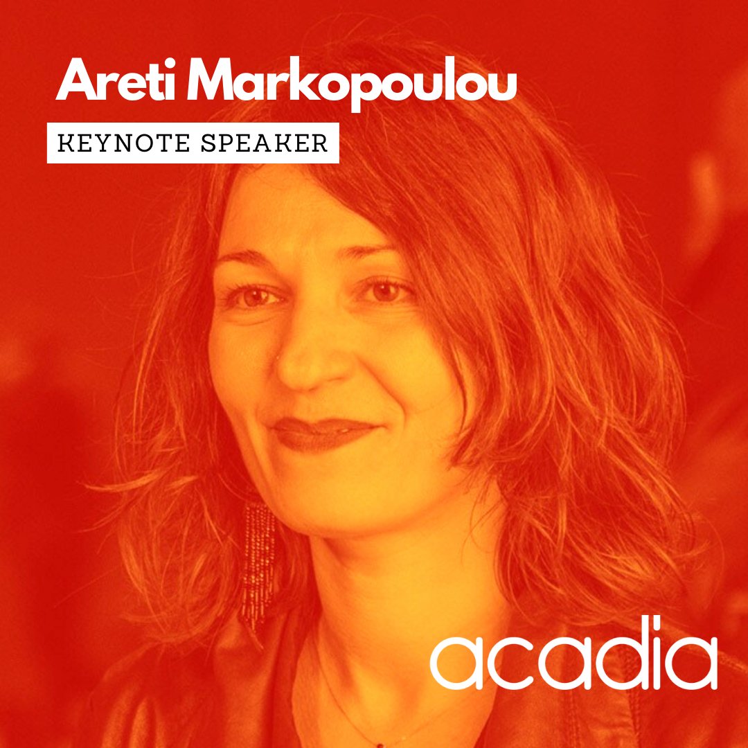 #ACADIA2023 is excited to announce the conference keynote speakers for Habits of the Anthropocene!  Next up is ARETI MARKOPOULOU, Academic Director of IAAC, Advanced Architecture Group Director, MAA Director, MaCT Director!

Please visit 2023.acadia.org/Keynotes for the full bios!