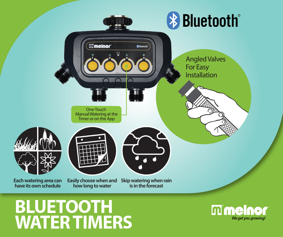 melnor_inc's tweet image. Easily set watering schedules directly from your smart device with our Bluetooth Water Timers. Set your sprinklers to water   from the comfort of your kitchen table. 

homedepot.com/p/Melnor-4-Zon…

#melnor #wegetyougrowing #watertimer #watering #lawns #lawnandgarden