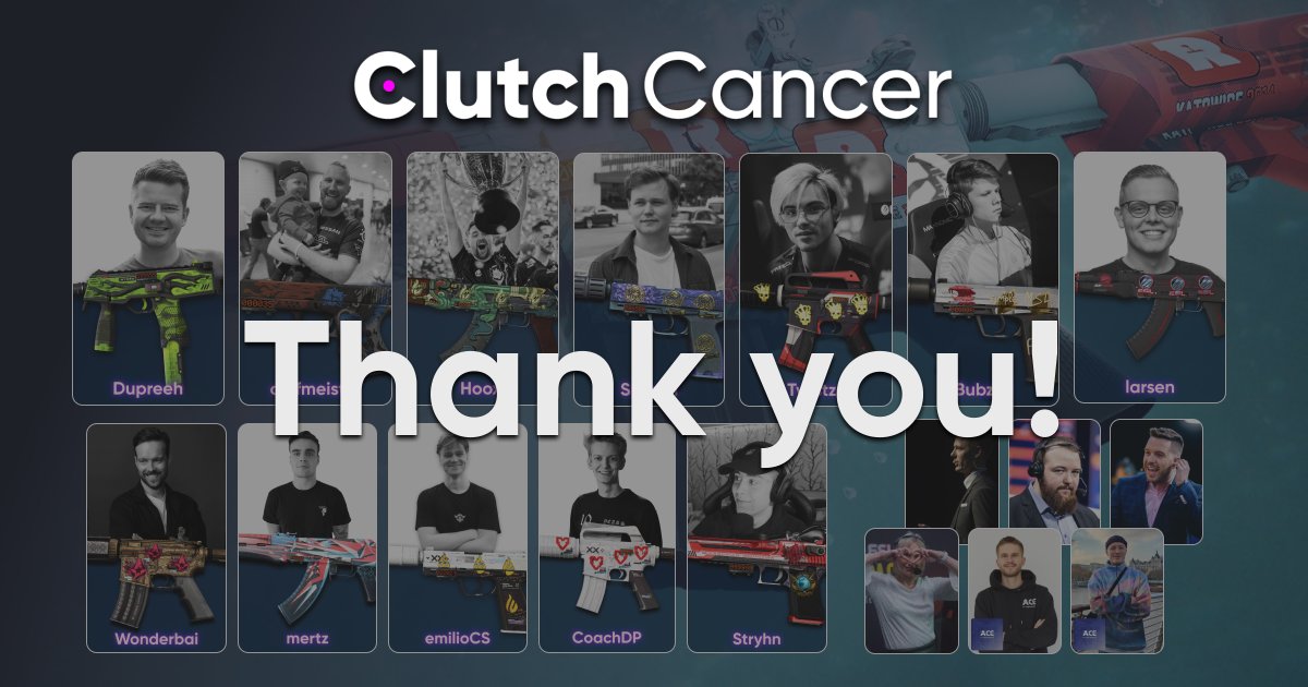 zukwiz's tweet photo. Season 1 of @ClutchCancer is coming to an end, tomorrow is the last day.

We got approx a half million impressions/views across Twitter and the site.

This turned into €3.000 worth of donations to the cancer society.

Almost 10.000 frags were done in the name of cancer.

I think, and hope, my father would have been proud.

So I want to thank all the pros, putting their name on this project.

And of course all you who engaged and donated.

I got a lot of learnings from doing this project, which I will share more off, another day.

Just want to extend my gratitude.
God bless you all.