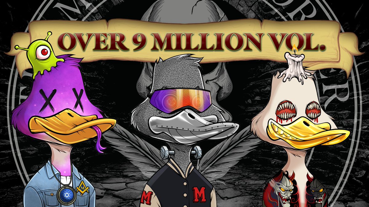 Congratulations to all those who believed in <a href="/MallardOrder/">The Mallard Order</a>. 

We have now exceeded a total of 9 million secondary VOL. 

Our aim is to make the next 60 days truly remarkable as we approach our first-year anniversary.

#CNFTCommunity  #CNFTProject #ADA #BTC #crosschain