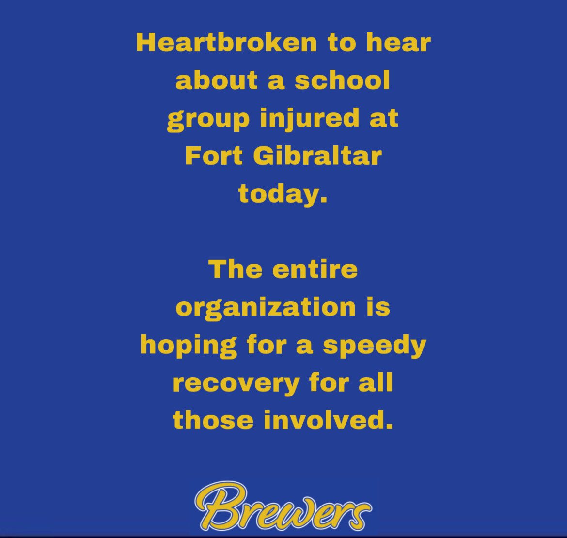 StBBrewers's tweet photo. Prayers to the family’s 🙏 https://t.co/byZYsxsylC