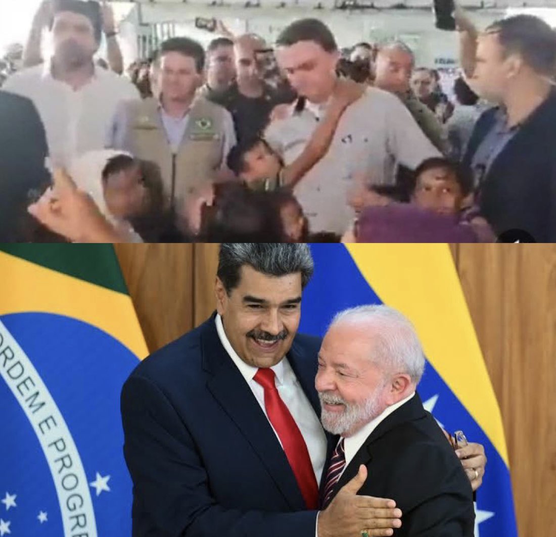 😡O governo do ódio recebeu e abraçou as vítimas que fugiram do narco-ditador! 🥰O governo do amor recebeu e abraçou o narco-ditador!