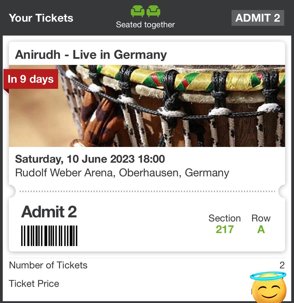 Who all r joining for Anirudh Concert in Germany …. 10 days lo undi .. anybody coming ah nanna ???  Manodu anni Tamil eh kodathada etla ? 
#anirudhconcert #Anirudh #anirudhinGermany