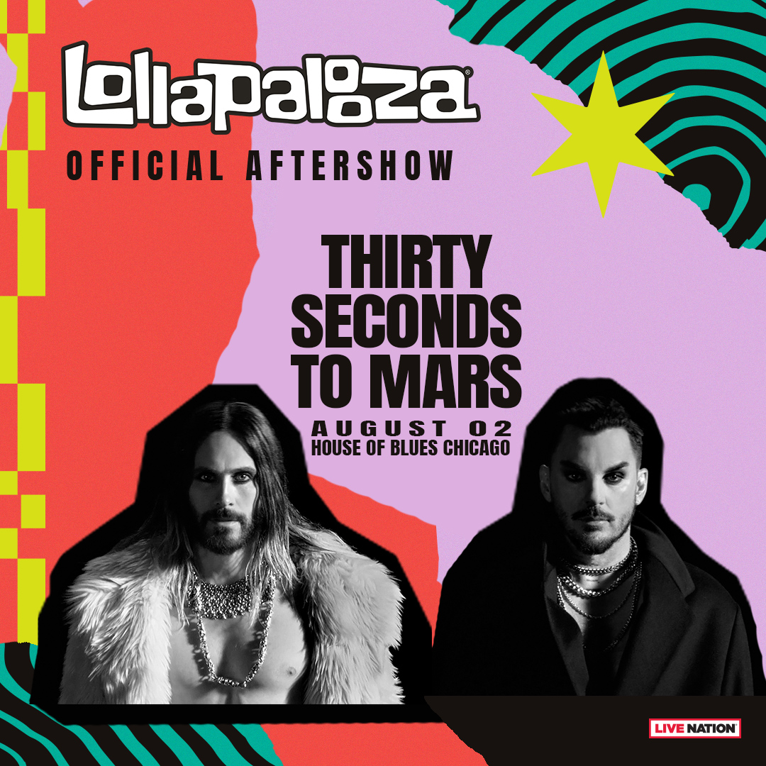 .@lollapalooza Official Aftershow tix on sale Friday: bit.ly/3OW5Jqy