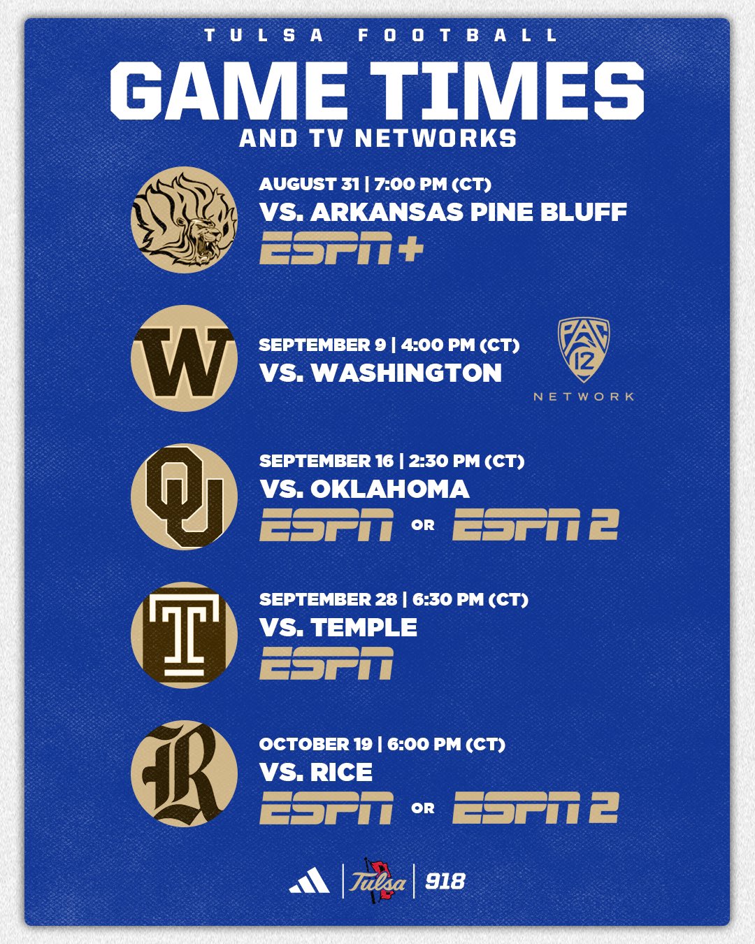 Ou football tv schedule 2020 deals