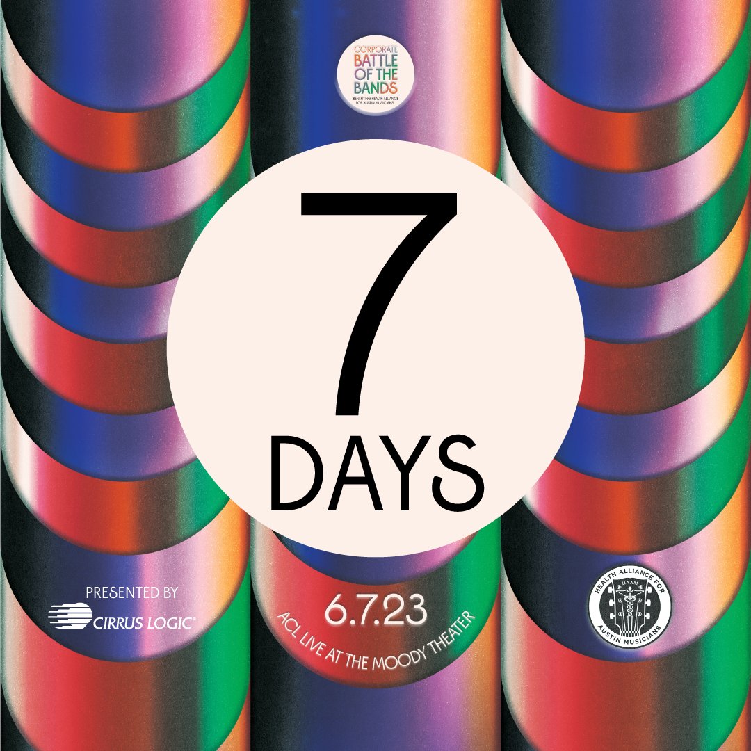 myhaam's tweet photo. HAAM's 2023 Corporate Battle of the Bands is just ONE WEEK away! Not only does this fun, family-friendly event feature amazing live performances, we'll also have a package-stuffed silent auction with everything from vacation stays to the rarest of donated items! #CBOB23 https://t.co/FNqD2hqFQZ