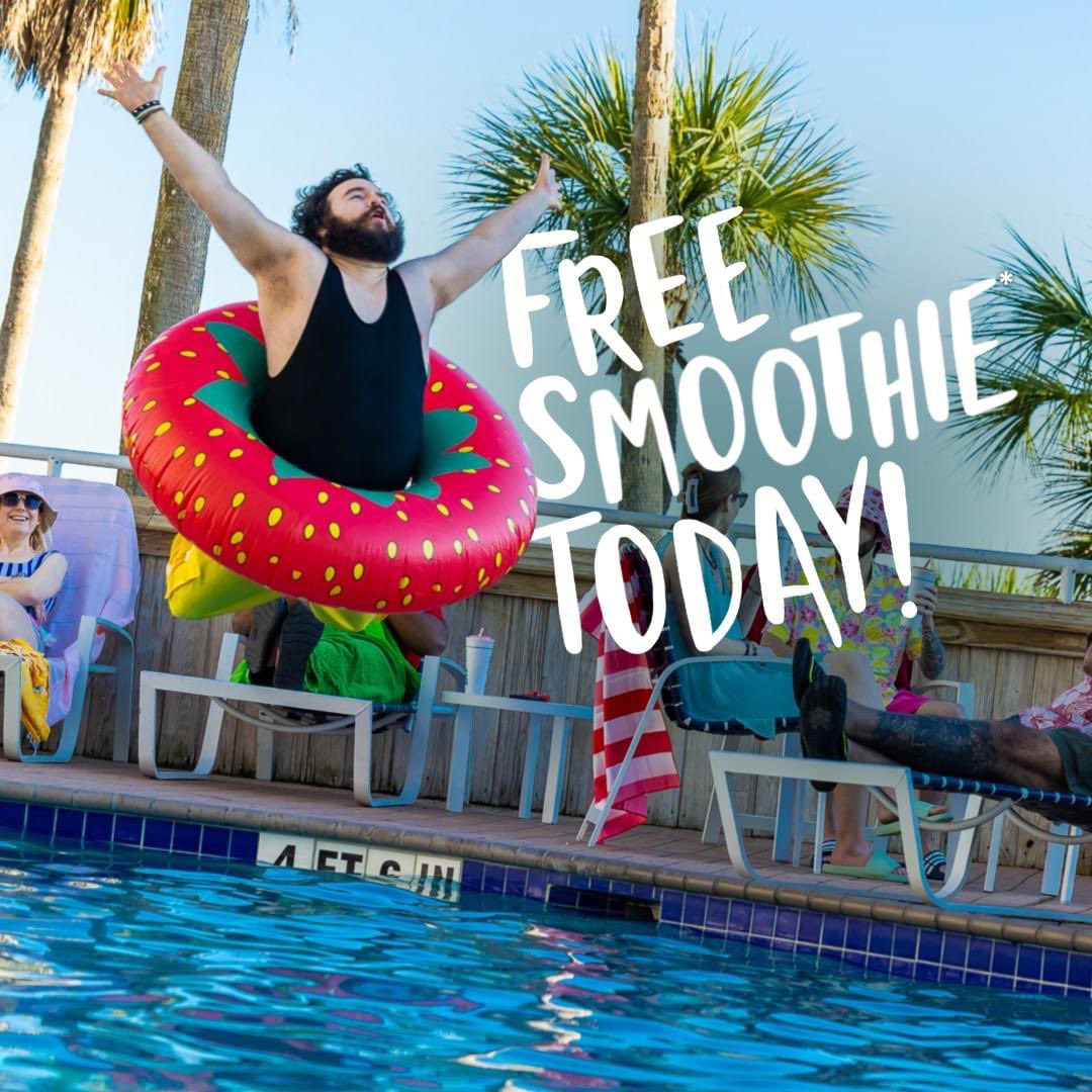 Today is National Flip Flop Day! 

Grab your favorite flip flops & head to Tropical Smoothie Cafe from 2-7pm to celebrate with a FREE* 12 oz. Strawberry Margarita Smoothie. 

In-cafe on 5/31 only. — at Tropical Smoothie Cafe Schertz https://t.co/d7iBF5nqos