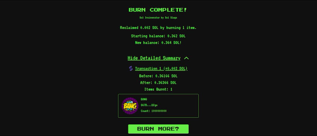 TheChosenBTC's tweet photo. 💥💥 PSA: 1 Billion $BANG Tokens Have Just Been Burned ‼️
Let's Fkng BURN!!! https://t.co/6PubqbXmvY