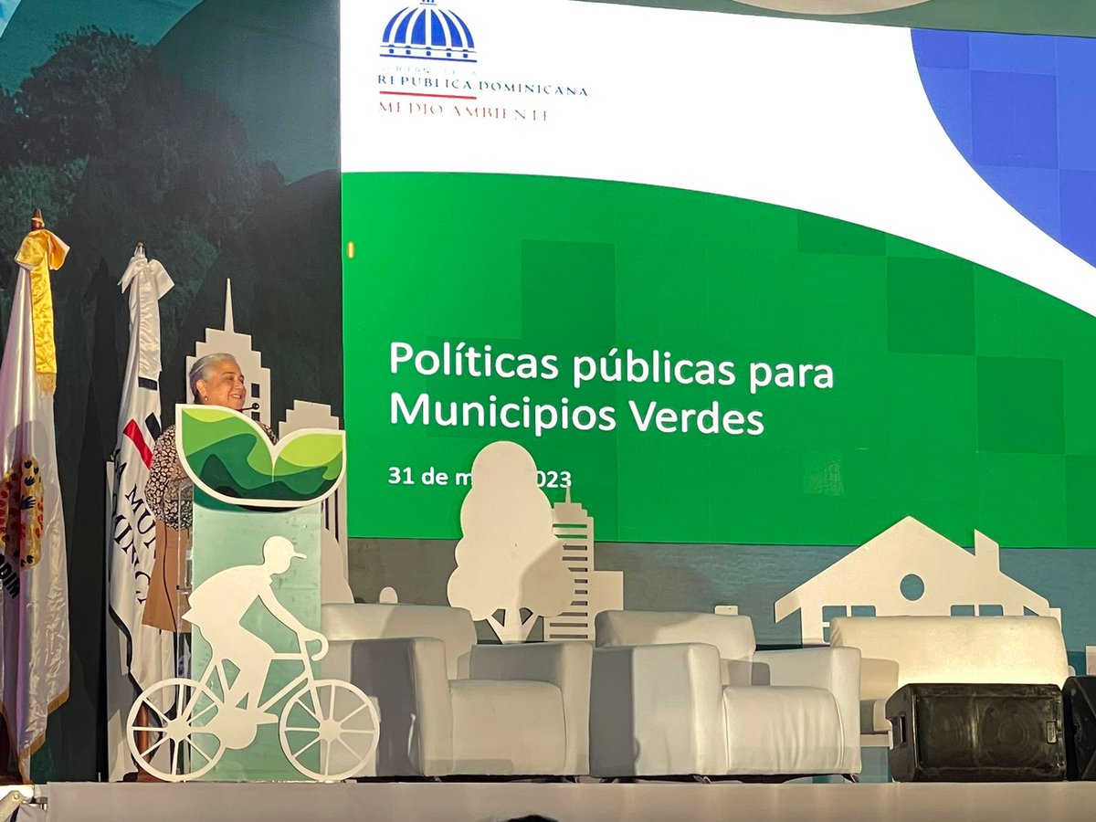 ✅"Los árboles juegan un papel fundamental en el bienestar de los entornos urbanos"  Indhira de Jesús, Viceministra del Ministerio de Gestión Ambiental @fedodimrdofi 

#MunicipiosVerdes20233🌳 #MedioAmbiente #CambioClimático #Sostenibilidad
