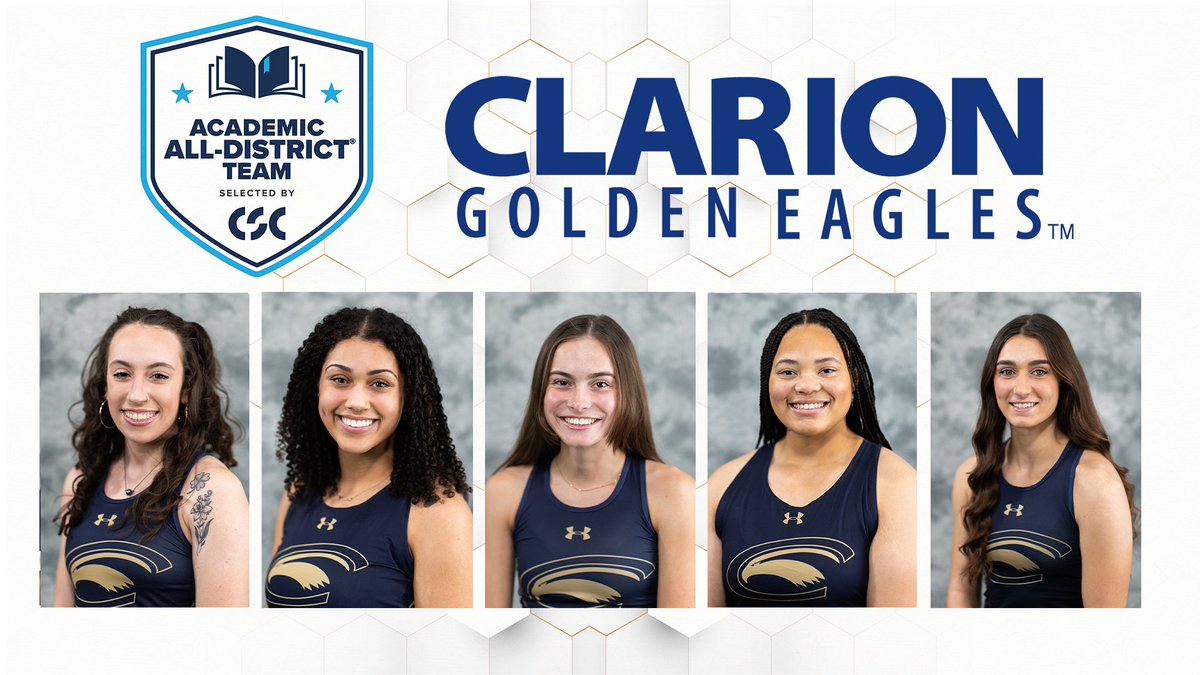 Congratulations to our five members of <a href="/cuTandF/">Clarion Track/XC</a> to earn CSC Academic All-District honors!

📝 bit.ly/43unVeY