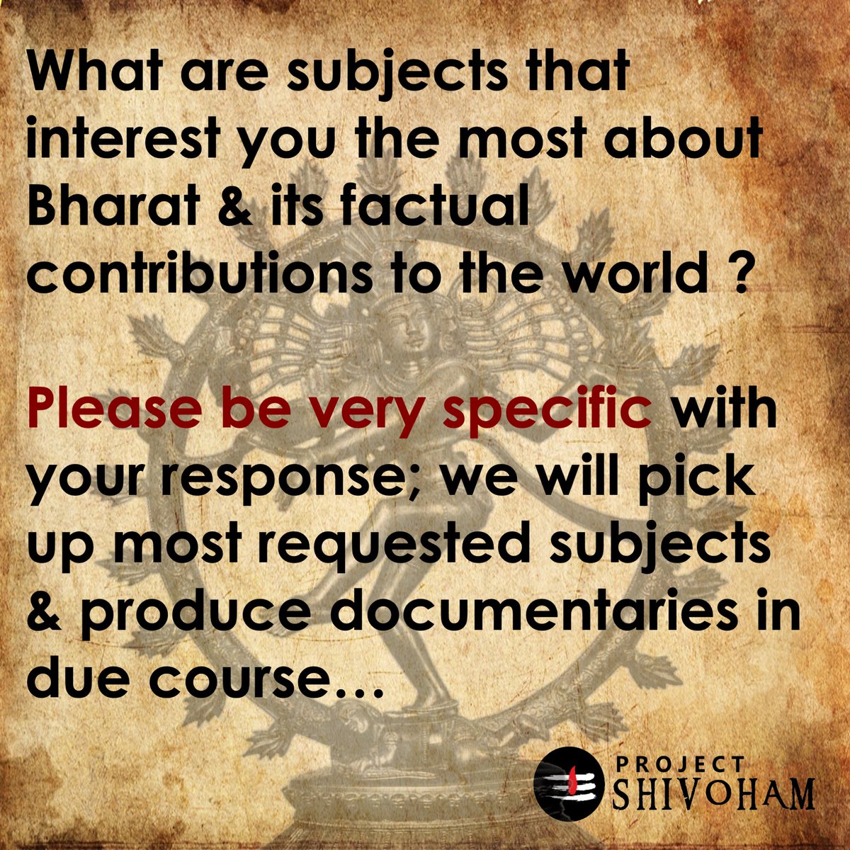 Project SHIVOHAM tweet media