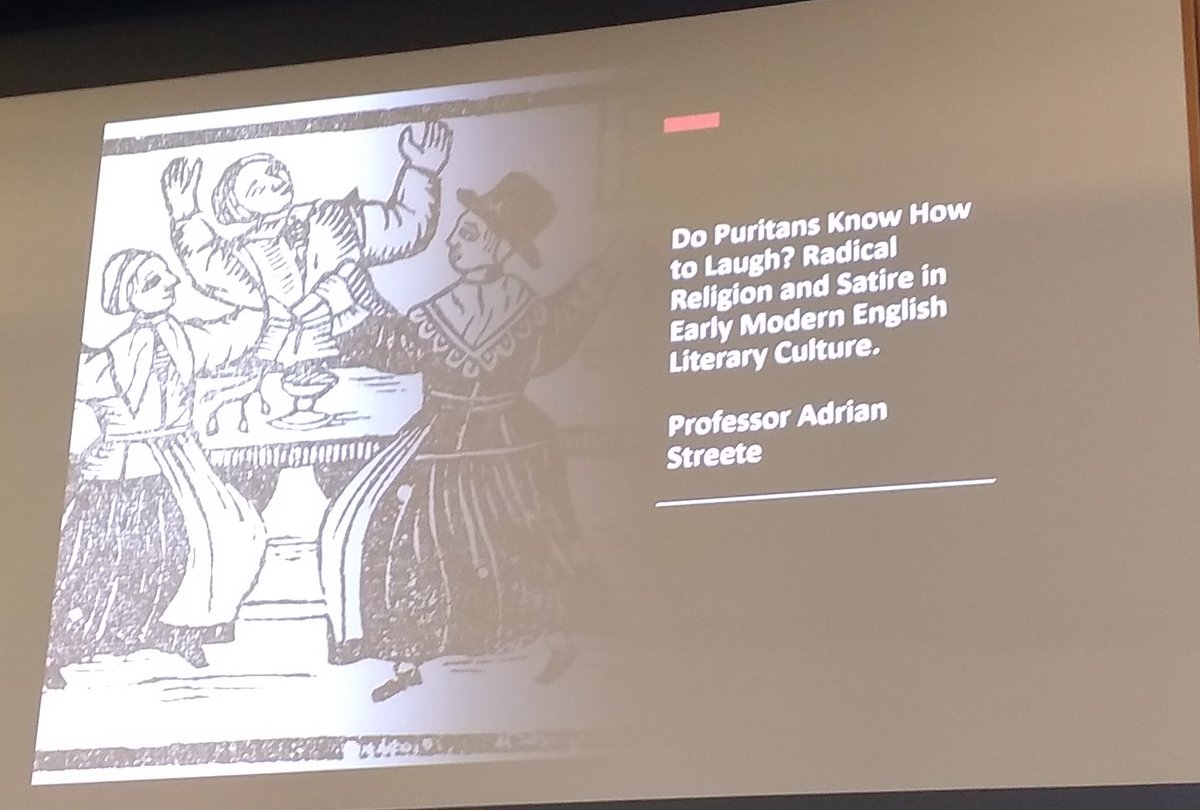 GardhamJulie's tweet photo. Do puritans know how to laugh? You betcha! Wonderfully erudite & entertaining professorial lecture by the brilliant @profastreete @uofgenglit - not a beam of lewd slag #BossedIt 👏👏👏 https://t.co/bH8QKBHhg2