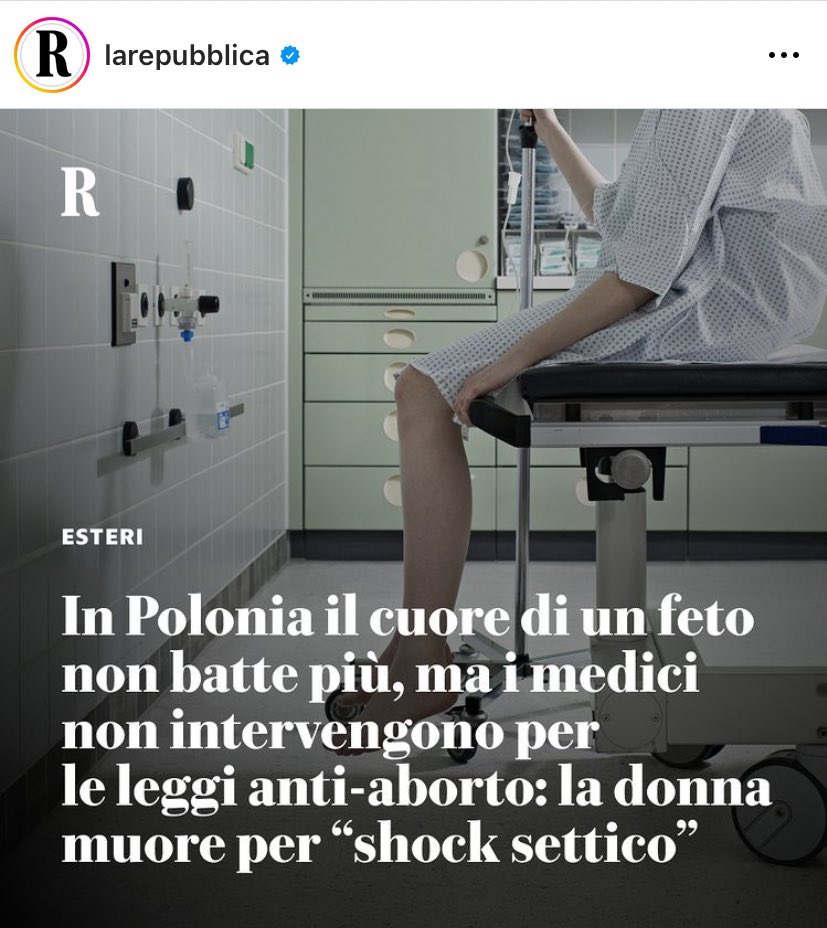 Lizzie_Tito's tweet photo. Perché giustamente meglio far crepare una DONNA VIVA piuttosto che salvaguardare la sua salute praticando un aborto terapeutico. https://t.co/BmVXXQdlii
