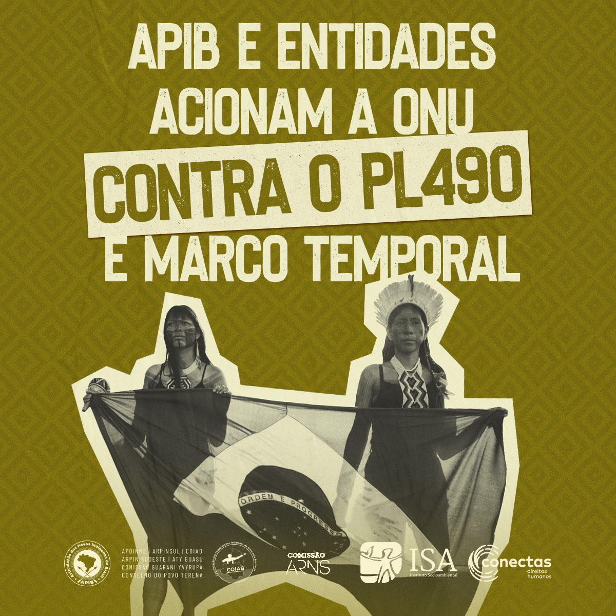 Apelo Urgente | PL 490 ameaça direitos indígenas

A @apiboficial,  @Conectas, @coiabamazonia, <a href="/comissaoarns/">Comissão Arns</a> e <a href="/socioambiental/">socioambiental</a> pedem à ONU que reconheça a inconstitucionalidade do PL 490/2007.