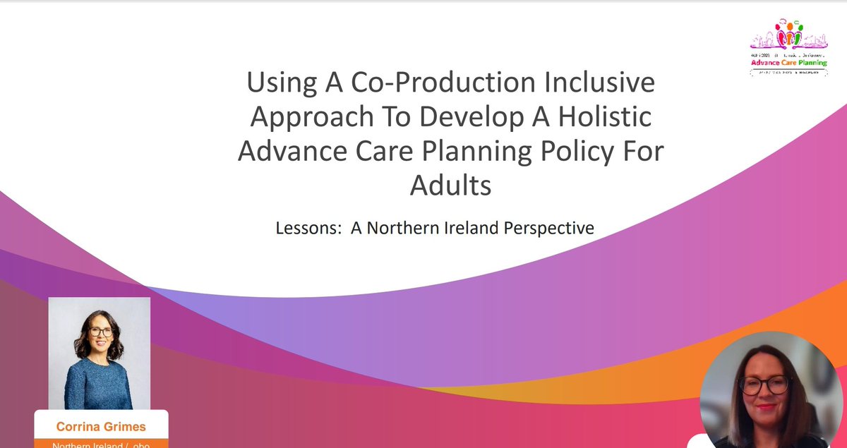 Last week saw #AdvanceCarePlanningNI work presented at ACP-i 2023 | 8th International Conference on Advance Care Planning #acpi2023