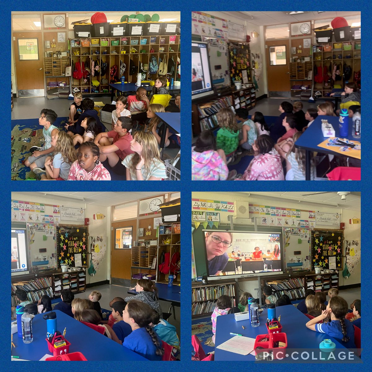 We had a great time "meeting" Miss Gowin's class <a href="/SpringvilleGrif/">Springville-Griffith Institute CSD</a>, which is about 7 hours from us in New York. We loved discovering the differences and similarities between us. Can't wait to meet again!