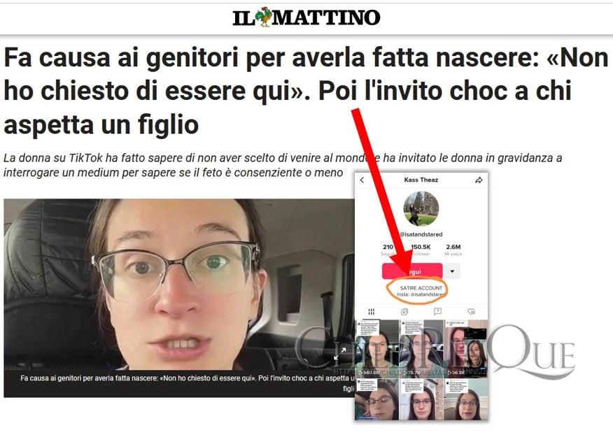 Bera49164308's tweet photo. 💥NON HO CHIESTO DI NASCERE💥
Satira, ironia... parole ignote? 🤦🏼♀️😁
Poi, la società gregge segue la falsa informazione degli sciacalli.
#31maggio
#News #fact_check #Check_the_Sources
https://t.co/cw5gsEFGpL https://t.co/Xrvnds0qws
