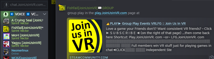 JoinUsInVR's tweet photo. Nothing better than running in VR, getting exhausted and sweaty with a fun group of folks. https://t.co/JVrMYnETlR
