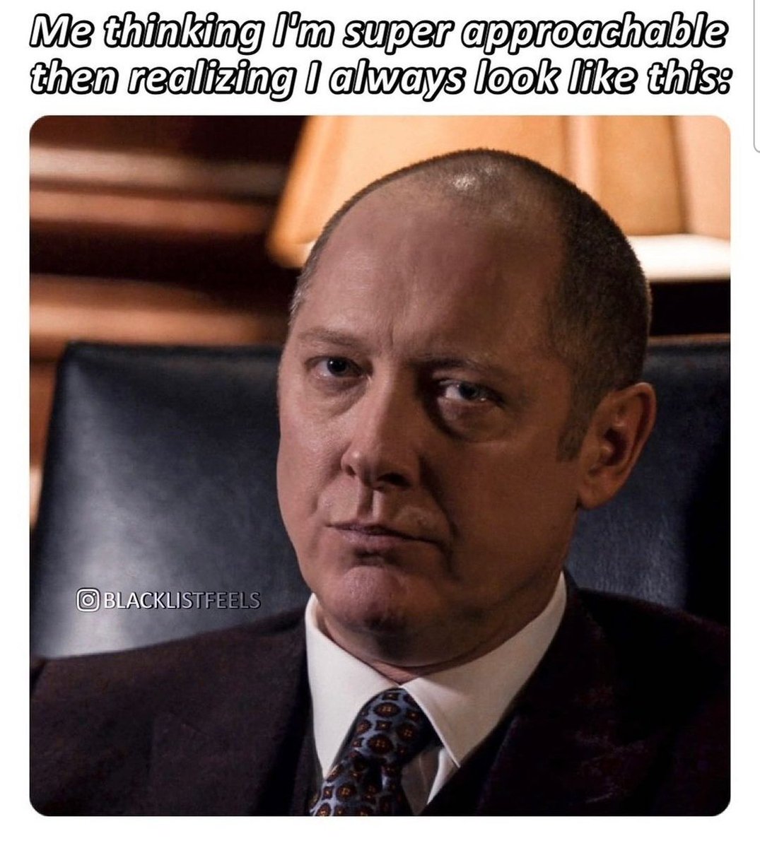 Super duper approachable! 🤷🏾‍♀️

#JamesSpader #TheBlacklist #raymondreddington