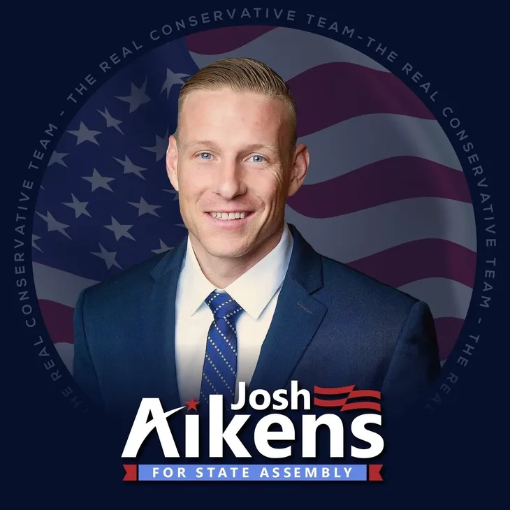 lynns_warriors's tweet photo. Sound the Alarm!🚨 @Aikens_Josh joins #WarriorWednesday @wvoxradio to discuss why he's running for the NJ State Assembly & why he is putting Parents' Rights at the forefront of his platform. Josh is a husband, father & Board of Ed President. Learn more. #WinningPlatform Join us 3-4PM ET #BeAWarrior AM1460NY WVOX App https://t.co/BpUr908o4c