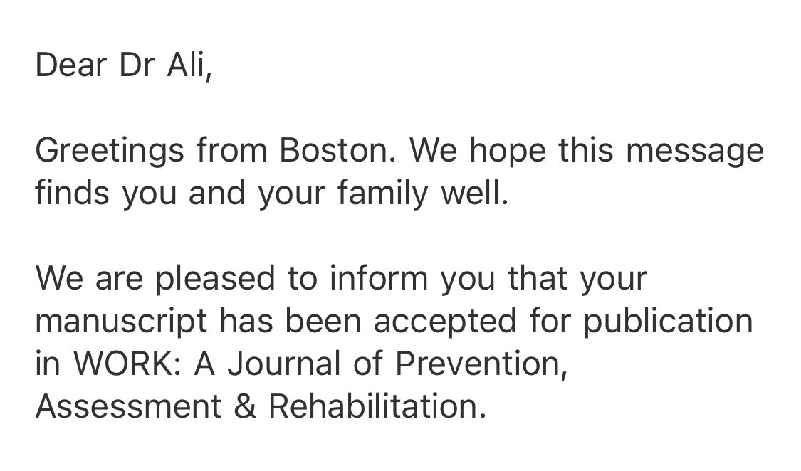 Another email
Another publication accepted 
More impact factor 
#AcademicChatter #academia #researchpaper #publication #impactfactor #academictwitter
