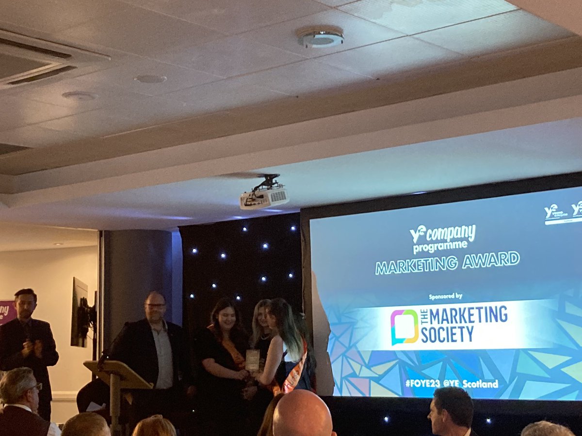 Whoo hoo <a href="/Social_Eyes_YE/">Social-Eyes</a> just won Marketing Society Award <a href="/YE_Scotland/">Young Enterprise Scotland</a> Finals #FoYE23 🎉🎉🎉👏🏻👏🏻👏🏻🌟🌟🌟
