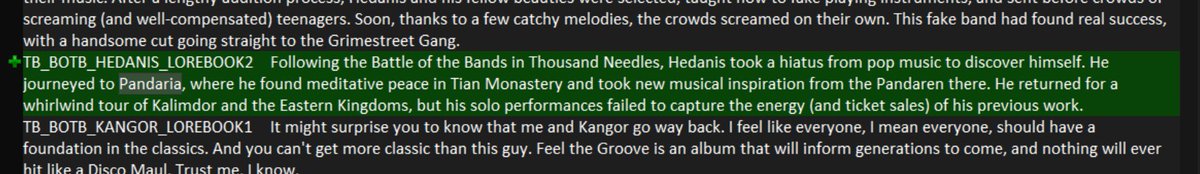 @ben_heathstone AYOOOOOOOOOOOOOOOOOOOOOOOOOOOOO

'He journeyed to Pandaria, where he found meditative peace in Tian Monastery and took new musical inspiration from the Pandaren there.'

TINFOIL HAT ON, PANDARIA IS COMING?