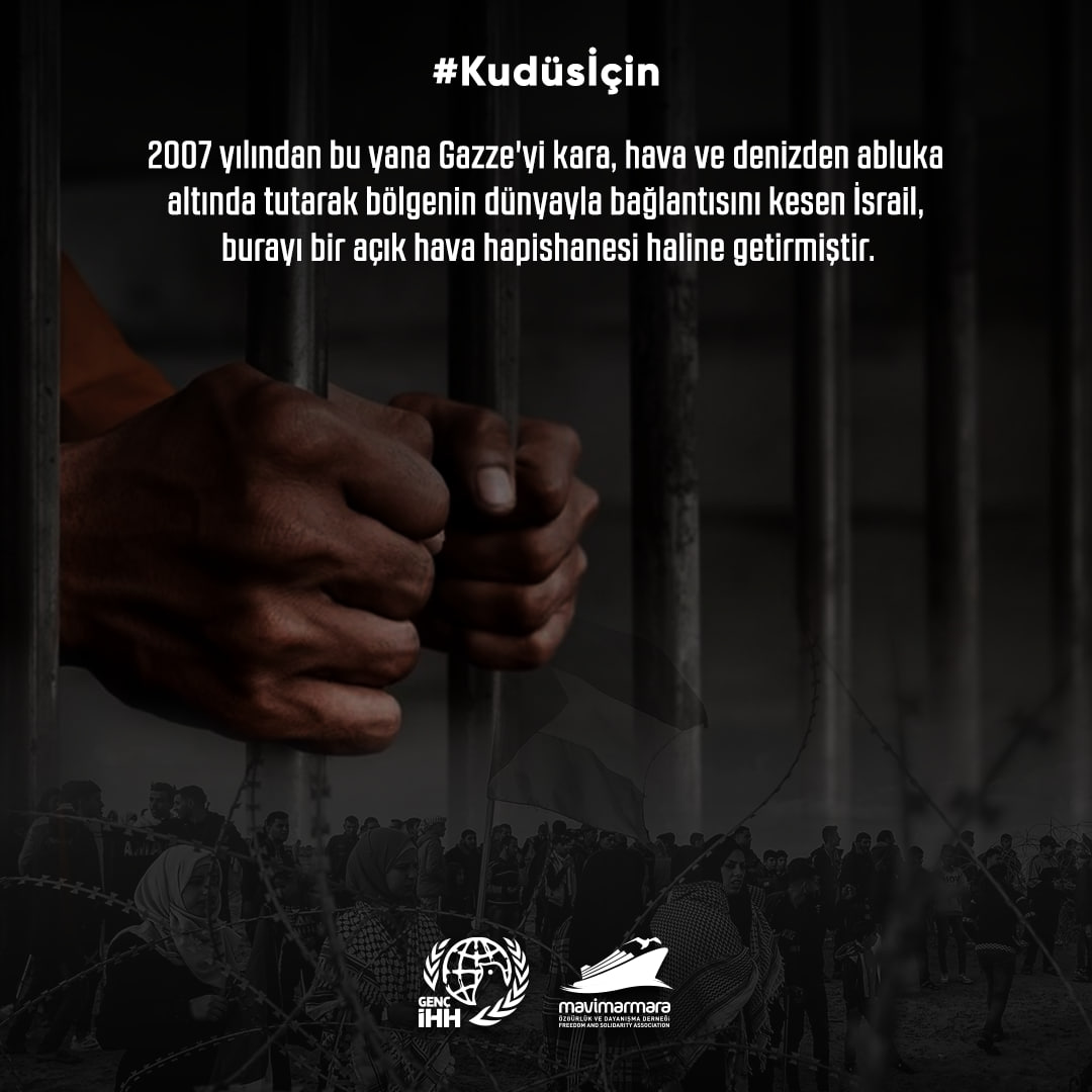 Ayrım duvarı nedeniyle Batı Şeria'nın Dünya ile bağlantısı kopmuş durumda
#Kudüsİçin