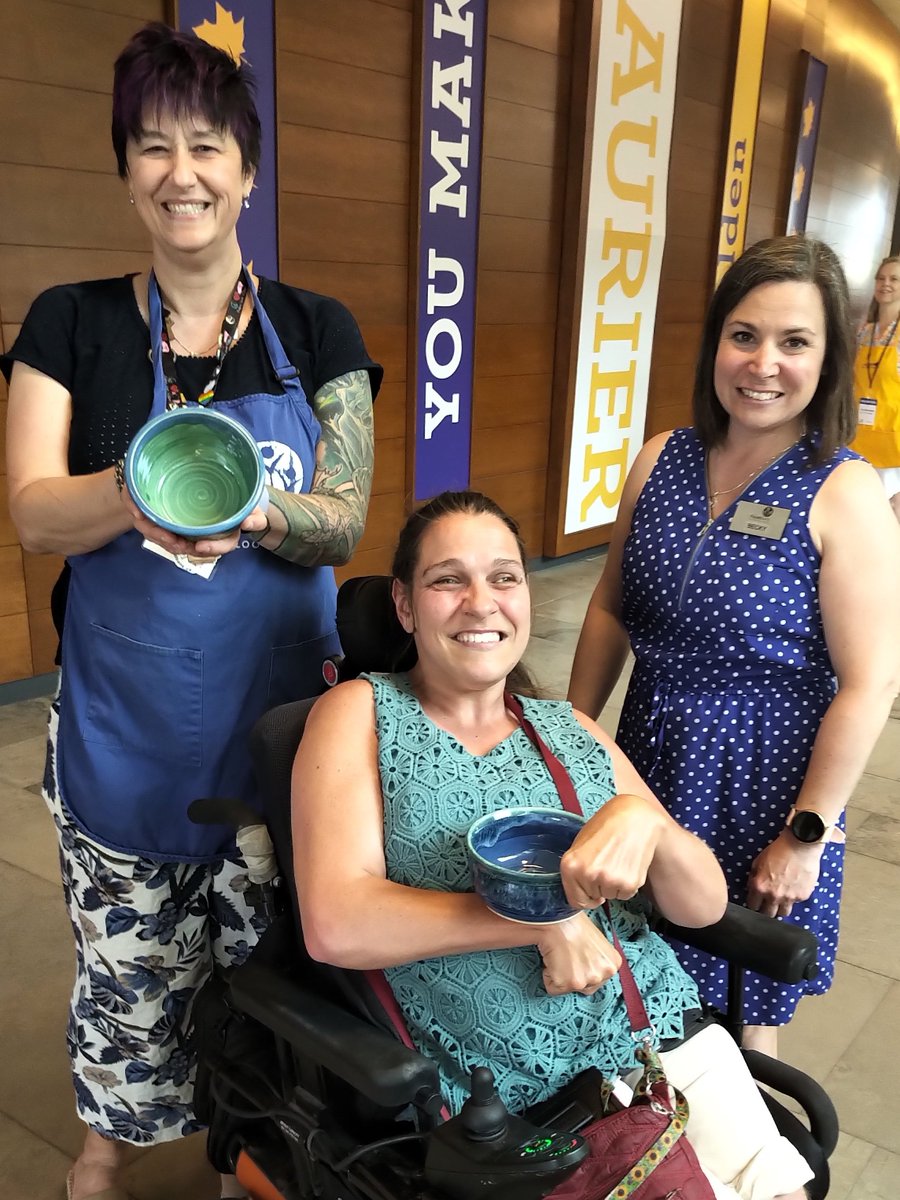 Such beautiful bowls and such tasty soup for such an important cause <a href="/FoodBankWatReg/">The Food Bank of Waterloo Region</a> Still time to register for <a href="/EmptyBowlsEvent/">EmptyBowlsEvent</a> for supper tonight