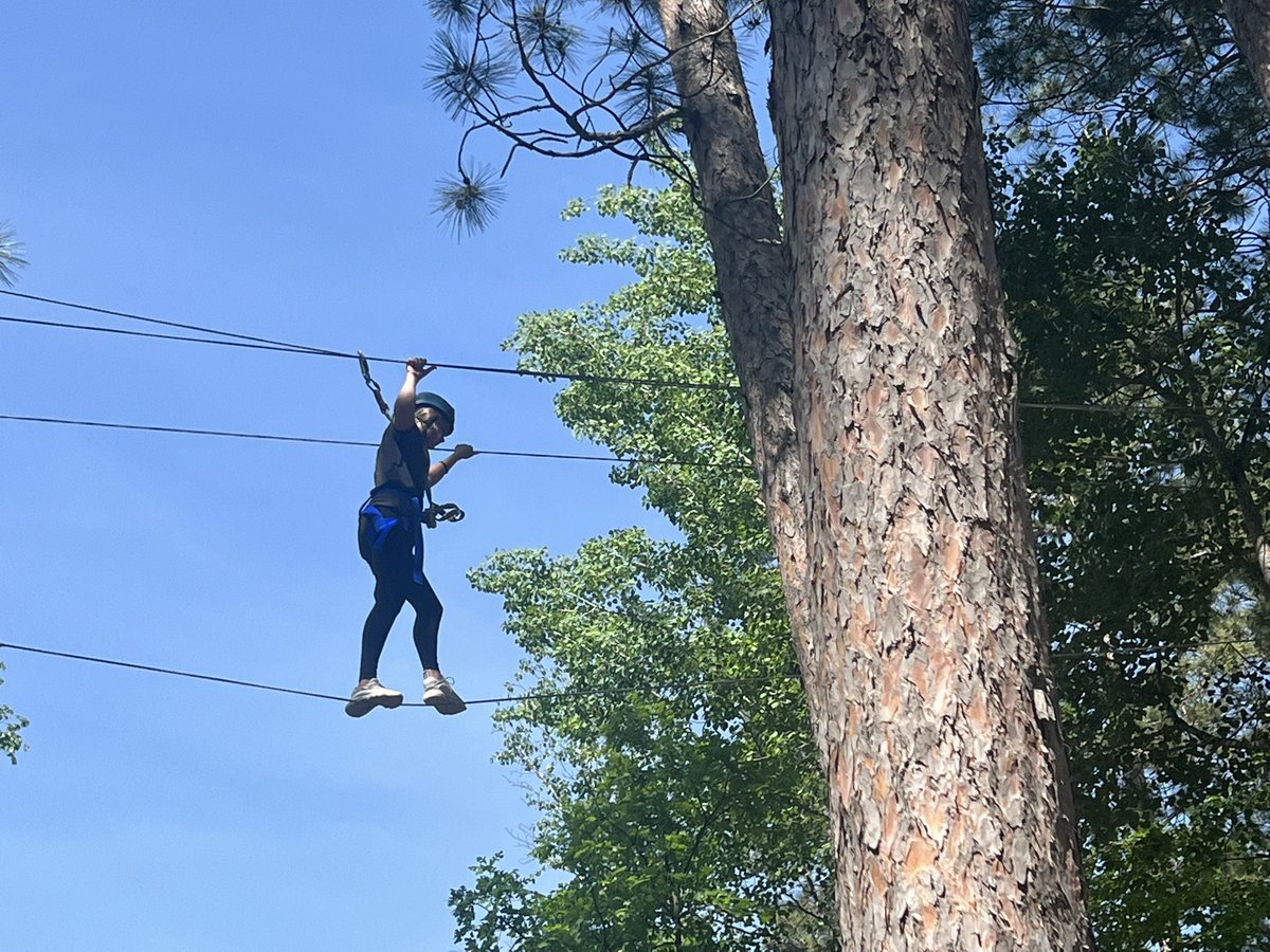 JonSailer's tweet photo. Eagles at the Character Challenge Course. @schroederms_gf https://t.co/djbTJlMa1v
