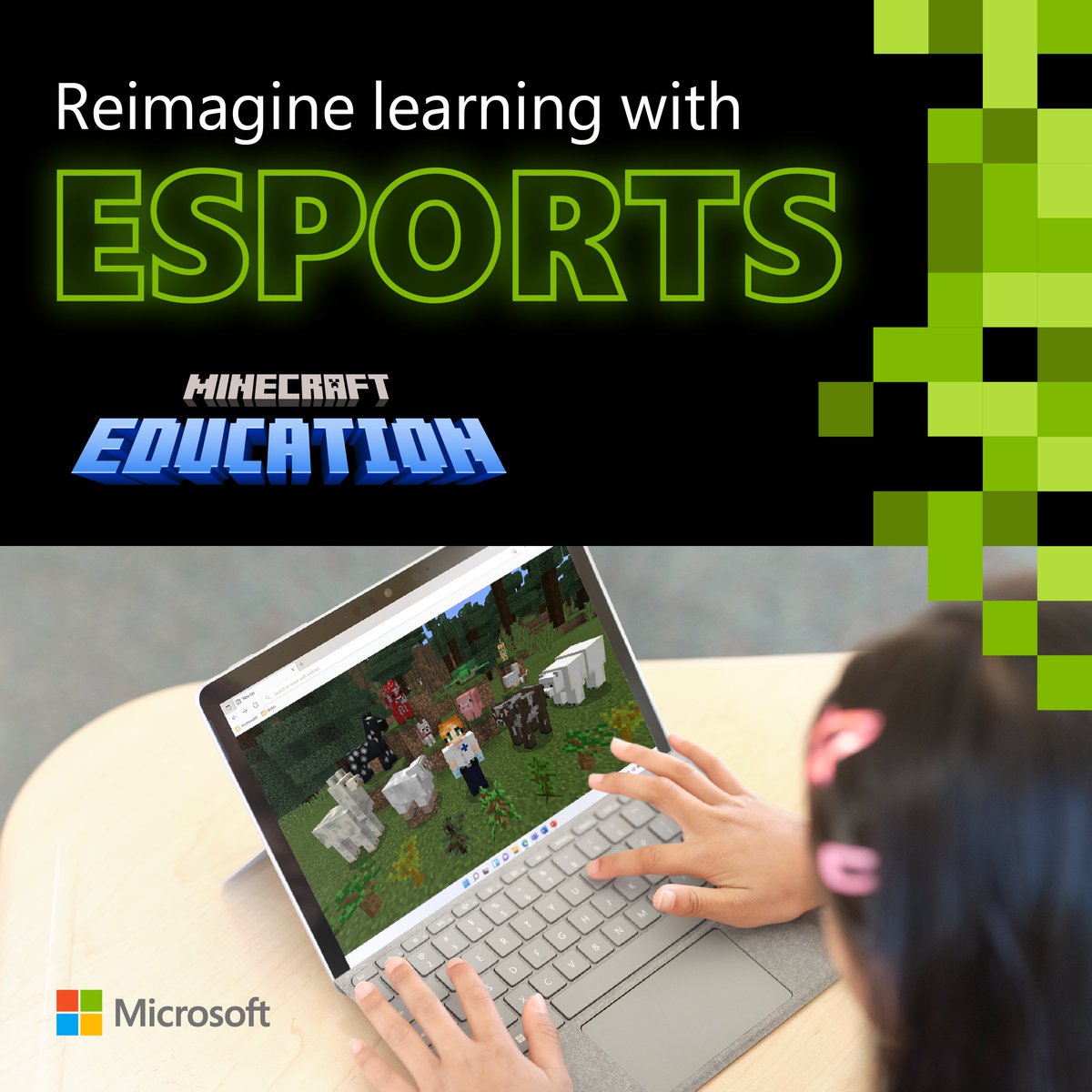 Did you know? #Esports in education helps create opportunities for students to explore #STEM, build social-emotional skills, and more. 🤓

Discover how tools like @playcraftlearn can help you diversify learning in your classroom. msft.it/6019g5147

#MicrosoftEDU