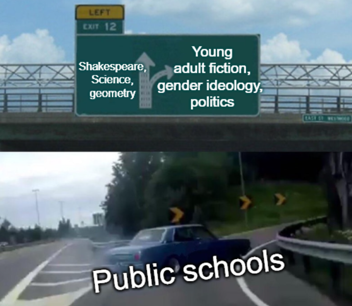 But sure, declining trust in public education is due to "RiGhT wInG cUlTuRe WaRrIoRs"