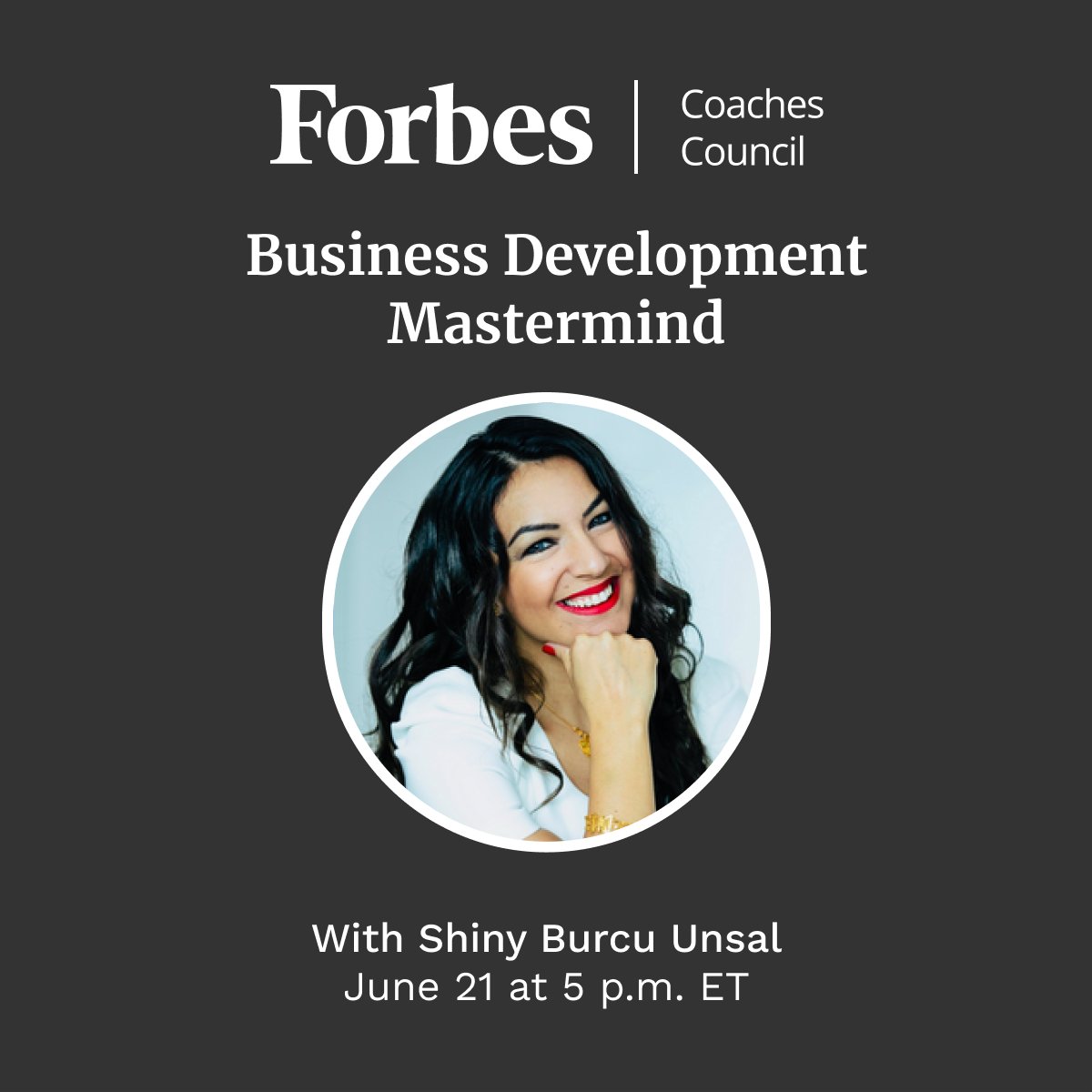 Forbes Coaches Council (@forbescoaches) on Twitter photo Join <a href="/ShinyBurcuUnsal/">Shiny Burcu Unsal</a> as we share our best practices to grow purpose-driven businesses!
June 21 at 5 p.m. ET | hubs.li/Q01RQHvt0
Learn more about Forbes Coaches Council: hubs.li/Q01RQw_Z0 Join <a href="/ShinyBurcuUnsal/">Shiny Burcu Unsal</a> as we share our best practices to grow purpose-driven businesses!
June 21 at 5 p.m. ET | hubs.li/Q01RQHvt0
Learn more about Forbes Coaches Council: hubs.li/Q01RQw_Z0